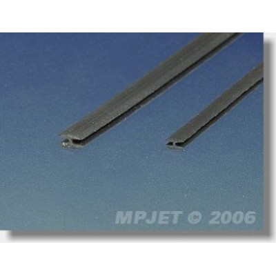 84010 Zasklívací profil H, 2,5x0,5mm 2m