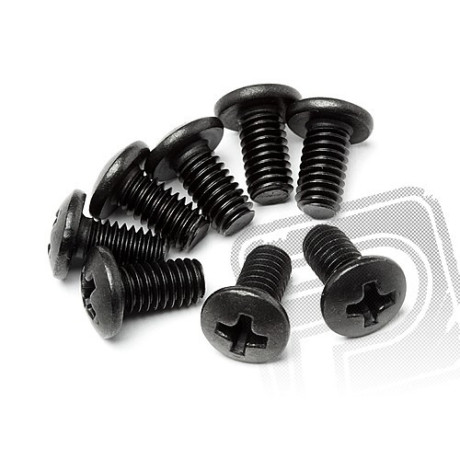 Šroub s půlkulatou hlavou M4x8 (8pcs)