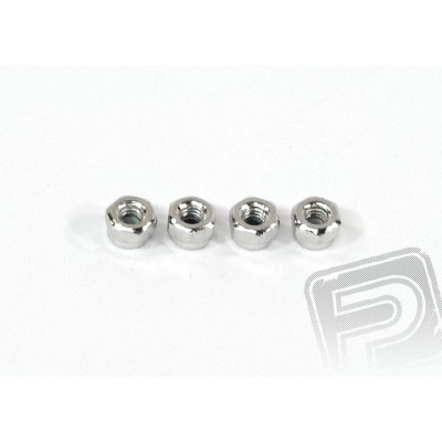 Samojistící matice M2.6 (stříbrná/4ks)