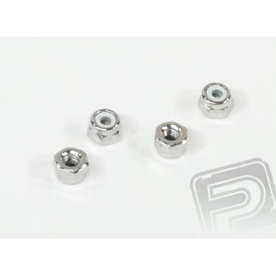 Samojistící matice M2.6 (stříbrná/4ks)