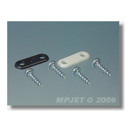 2632 Úchyt podvozku velký Bílý 4ks