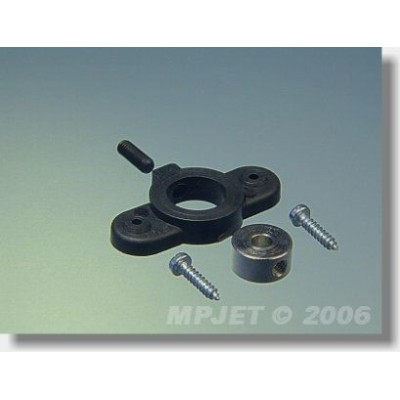 2650 Držák krytu kola pr.3mm Černý 2 ks