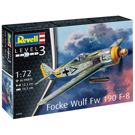 Plastic ModelKit letadlo 03898 - Focke Wulf Fw190 F-8 (1:72)