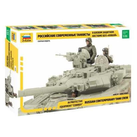 Model Kit figurky 3684 - Russian Tank Crew - Combat version (1:35)