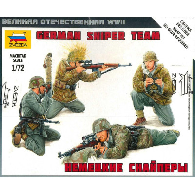 Model Kit figurky 6217 - German Sniper Team (1:72)