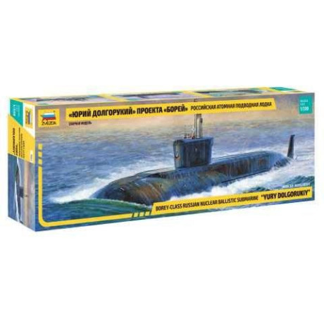 Model Kit ponorka 9061 - Nuclear Submarine "Yury Dolgorukiy" (1:350)
