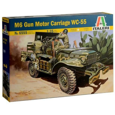 Model Kit military 6555 - M6 GUN MOTOR CARRIAGE WC-55 (1:35)