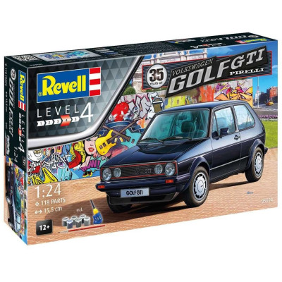 Gift-Set auto 05694 - 35 Years VW Golf 1 GTi Pirelli (1:24)