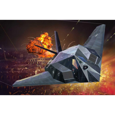 Plastic ModelKit letadlo 03899 - Lockheed Martin F-117A Nighthawk Stealth Fighter (1:72)