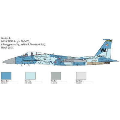 Model Kit letadlo 1415 - F-15C Eagle (1:72)
