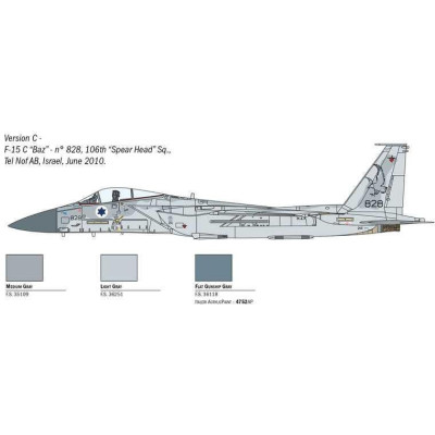 Model Kit letadlo 1415 - F-15C Eagle (1:72)