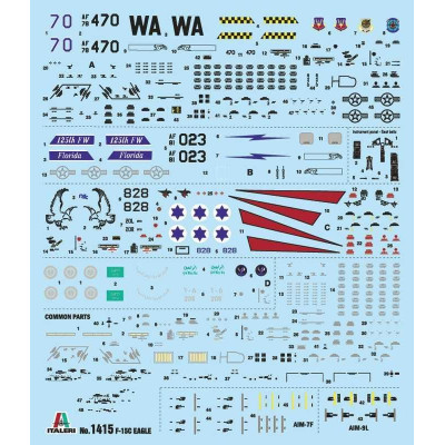 Model Kit letadlo 1415 - F-15C Eagle (1:72)