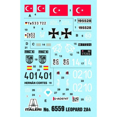 Model Kit tank 6559 - Leopard 2A4 (1:35)