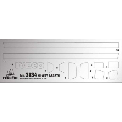 Model Kit truck 3934 - IVECO HI-WAY E5 ABARTH (1:24)