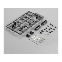 A Killerbody kínálja Önnek a motorháztető csuklópánt tartozékot 1/10 Toyota Land Cruiser 70. A csuklópántok rozsdamentes acélból és ABS anyagból készültek, fekete kivitelben. 