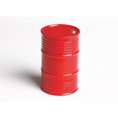 Olejový barel v měřítku 1/10 (červený)