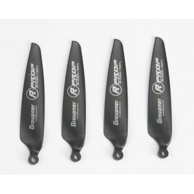 Graupner RADIUS Prop 10x5 náhradní sklopné vrtule (4ks.) - levotočivé