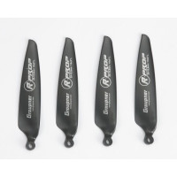 Balos hátrahajló műanyag légcsavar, üvegszállal töltött, méret és emelkedés 10/5 hüvelyk, 25/12,5 mm, furat 5,2 mm, súly 3,5 g.