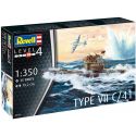 Plastic ModelKit ponorka 05154 - German Submarine Type VII C/41 (1:350)