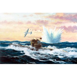 Plastic ModelKit ponorka 05154 - German Submarine Type VII C/41 (1:350)