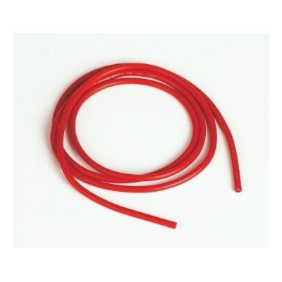 Silikonový kabel 2,0qmm, 14AWG, 1metr, červený