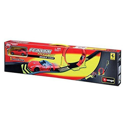 Bburago 1:43 Ferrari Single Loop + 1x auto