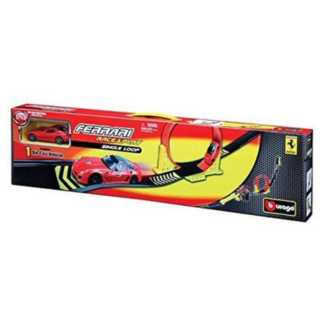 Bburago 1:43 Ferrari Single Loop + 1x auto