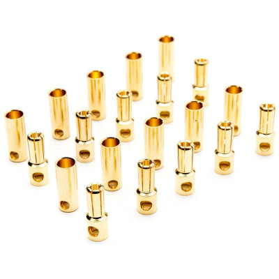 Zlacený konektor 5.5mm pár (10)