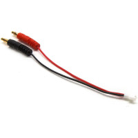 Töltőkábel 4 mm-es banándugóval és JST Molex51005 eszközzel (hím) (mini Losi) az ECX és Losi kis RC modellautókban használt akkumulátorok töltéséhez.