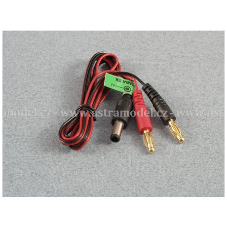 Nabíjecí kabel s banánky - Futaba Tx