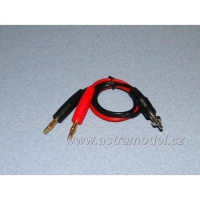 Nabíjecí kabel s banánky - žhavící koncovka