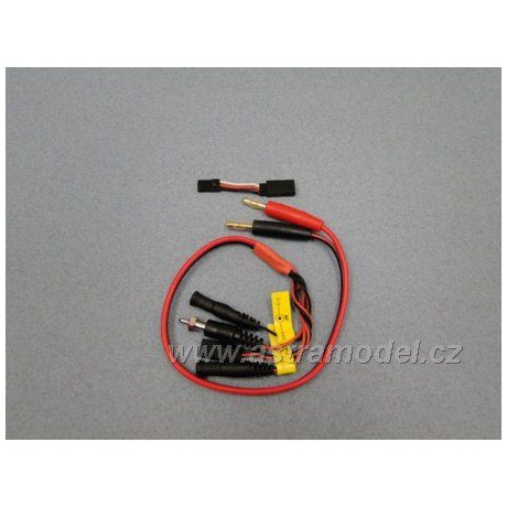 Nabíjecí kabel s banánky - Glow,Rx,Tx