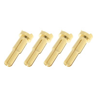 Aranyozott csatlakozó redukció 4/5mm 90°-os hímvessző. A csomag 4 db-ot tartalmaz.