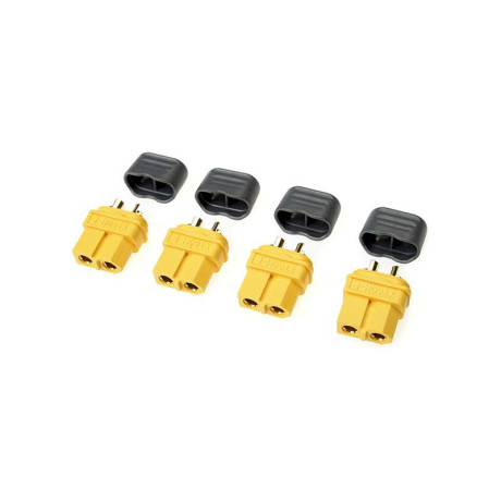 Konektor zlacený XT-60 s krytem samec (4)