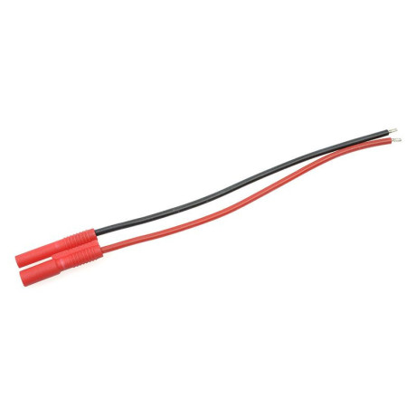Konektor zlacený 2.0mm samice s kabelem 20AWG 10cm
