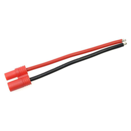 Konektor zlacený 3.5mm samec s kabelem 14AWG 10cm