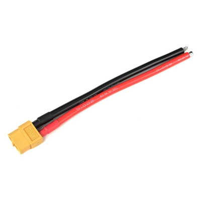 Konektor zlacený XT-60 samec s kabelem 12AWG 12cm