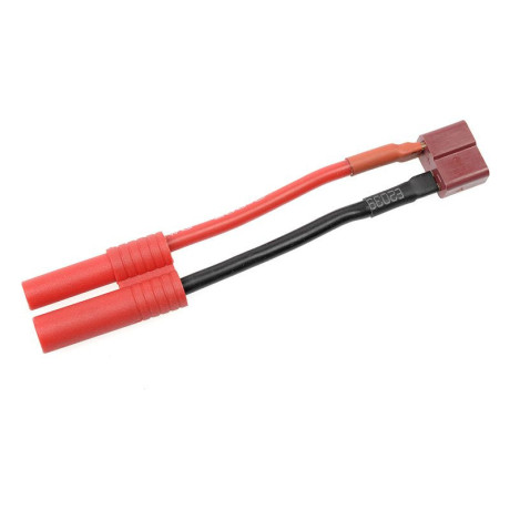 Konverzní kabel Deans samec - 4.0mm zlacený 14AWG