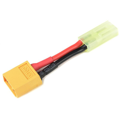 Konverzní kabel XT-60 samice - Mini Tamiya samice 16AWG