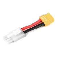 Átalakító kábel csatlakozókkal Tamiya műszer (női) - XT-60 akkumulátor (női) 14AWG.