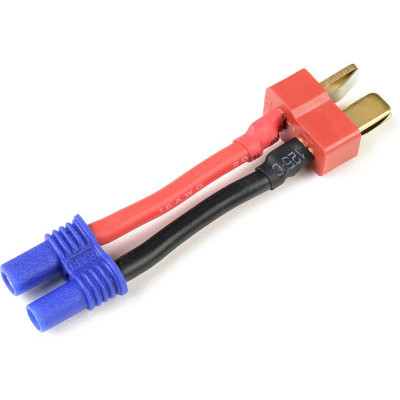 Konverzní kabel Deans samec - EC2 samec 14AWG
