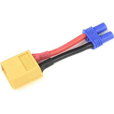 Konverzní kabel EC2 samec - XT-60 samice 14AWG