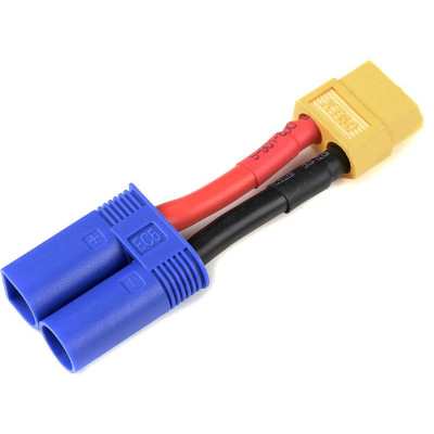 Konverzní kabel EC5 samice - XT-60 samec 12AWG