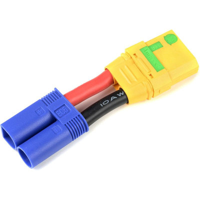 Konverzní kabel EC5 samice - XT-90 Anti-Spark samec 10AWG