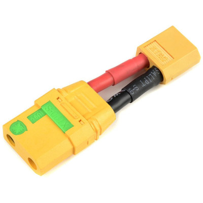 Konverzní kabel XT-60 samice - XT-90 Anti-Spark samec 12AWG