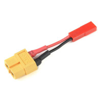 Átalakító kábel csatlakozókkal XT-60 akkumulátor (nő) - JST eszköz (hím) 20AWG.