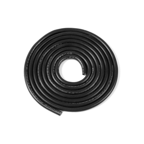 Kabel se silikonovou izolací Powerflex 16AWG černý (1m)