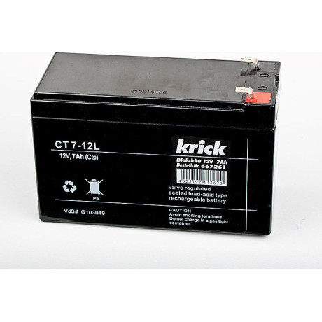 Krick Olověný akumulátor 12V 7Ah