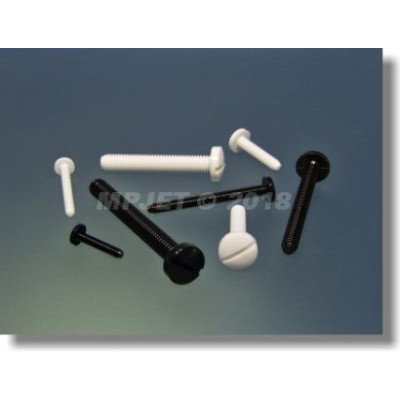 1320 Polyamidový šroub M5x30 Bílý 4 ks