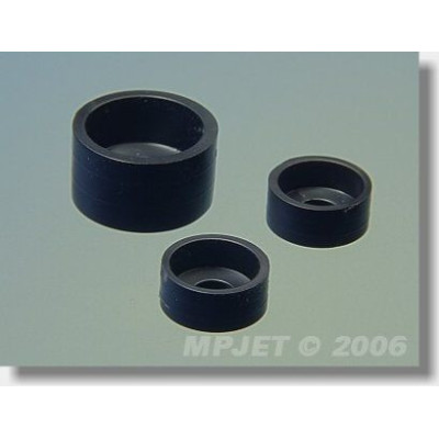 1413 Miska pro šroub M4 Černý 10 ks